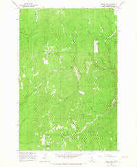 French Mountain Idaho Historical topographic map, 1:24000 scale, 7.5 X 7.5 Minute, Year 1965