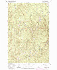French Mountain Idaho Historical topographic map, 1:24000 scale, 7.5 X 7.5 Minute, Year 1965