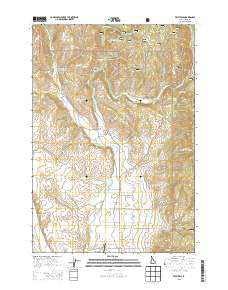 Fruitvale Idaho Current topographic map, 1:24000 scale, 7.5 X 7.5 Minute, Year 2013