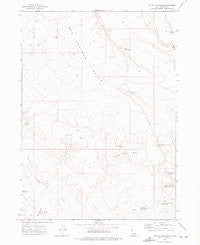 Frying Pan Basin Idaho Historical topographic map, 1:24000 scale, 7.5 X 7.5 Minute, Year 1972