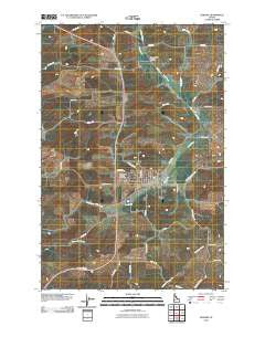 Genesee Idaho Historical topographic map, 1:24000 scale, 7.5 X 7.5 Minute, Year 2010