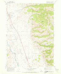 Georgetown Idaho Historical topographic map, 1:24000 scale, 7.5 X 7.5 Minute, Year 1970