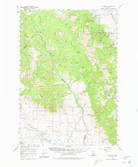Gilmore Idaho Historical topographic map, 1:62500 scale, 15 X 15 Minute, Year 1957