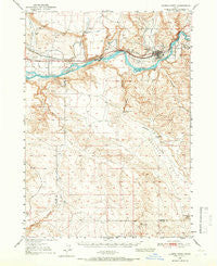 Glenns Ferry Idaho Historical topographic map, 1:62500 scale, 15 X 15 Minute, Year 1948