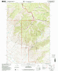 Goat Mountain Idaho Historical topographic map, 1:24000 scale, 7.5 X 7.5 Minute, Year 1997