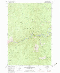 Golden Idaho Historical topographic map, 1:24000 scale, 7.5 X 7.5 Minute, Year 1962