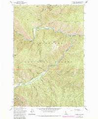 Gorman Hill Idaho Historical topographic map, 1:24000 scale, 7.5 X 7.5 Minute, Year 1965