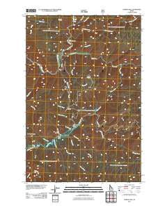 Gorman Hill Idaho Historical topographic map, 1:24000 scale, 7.5 X 7.5 Minute, Year 2011