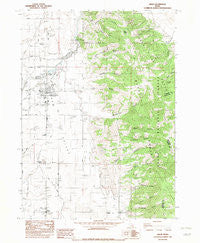 Grace Idaho Historical topographic map, 1:24000 scale, 7.5 X 7.5 Minute, Year 1982