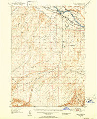 Grand View Idaho Historical topographic map, 1:62500 scale, 15 X 15 Minute, Year 1947