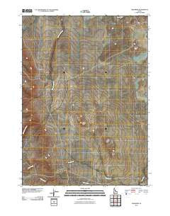 Grasmere Idaho Historical topographic map, 1:24000 scale, 7.5 X 7.5 Minute, Year 2010