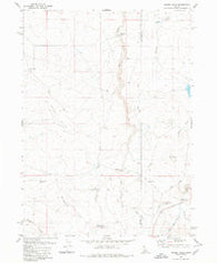 Grassy Hills Idaho Historical topographic map, 1:24000 scale, 7.5 X 7.5 Minute, Year 1980