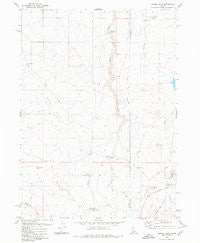 Grassy Hills Idaho Historical topographic map, 1:24000 scale, 7.5 X 7.5 Minute, Year 1980