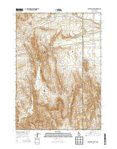 Graveyard Point Idaho Current topographic map, 1:24000 scale, 7.5 X 7.5 Minute, Year 2013