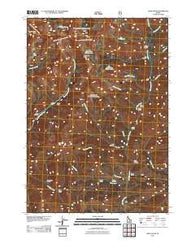 Grays Peak Idaho Historical topographic map, 1:24000 scale, 7.5 X 7.5 Minute, Year 2011
