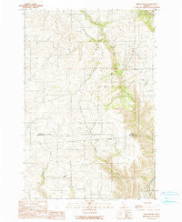 Green Knob Idaho Historical topographic map, 1:24000 scale, 7.5 X 7.5 Minute, Year 1990