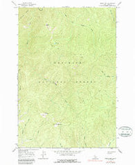 Green Mountain Idaho Historical topographic map, 1:24000 scale, 7.5 X 7.5 Minute, Year 1966