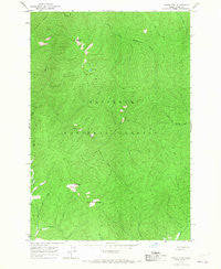 Green Mtn. Idaho Historical topographic map, 1:24000 scale, 7.5 X 7.5 Minute, Year 1966