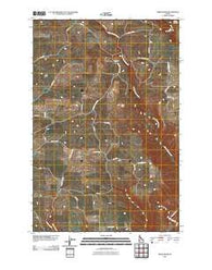 Green Knob Idaho Historical topographic map, 1:24000 scale, 7.5 X 7.5 Minute, Year 2010