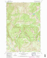 Greenside Butte Idaho Historical topographic map, 1:24000 scale, 7.5 X 7.5 Minute, Year 1966