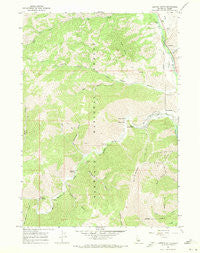 Griffin Butte Idaho Historical topographic map, 1:24000 scale, 7.5 X 7.5 Minute, Year 1967