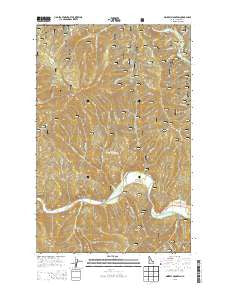 Grizzly Mountain Idaho Current topographic map, 1:24000 scale, 7.5 X 7.5 Minute, Year 2013