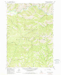 Grouse Butte Idaho Historical topographic map, 1:24000 scale, 7.5 X 7.5 Minute, Year 1964