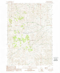 Grouse Peak Idaho Historical topographic map, 1:24000 scale, 7.5 X 7.5 Minute, Year 1989