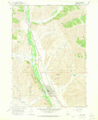 Hailey Idaho Historical topographic map, 1:24000 scale, 7.5 X 7.5 Minute, Year 1967