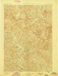 Hailey Idaho Historical topographic map, 1:125000 scale, 30 X 30 Minute, Year 1897