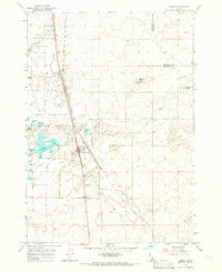 Hamer Idaho Historical topographic map, 1:24000 scale, 7.5 X 7.5 Minute, Year 1964
