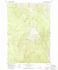 Hanover Mtn. Idaho Historical topographic map, 1:24000 scale, 7.5 X 7.5 Minute, Year 1963
