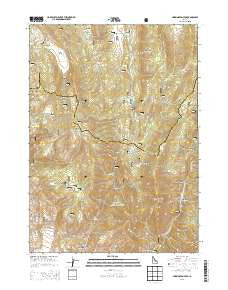 Harrington Peak Idaho Current topographic map, 1:24000 scale, 7.5 X 7.5 Minute, Year 2013