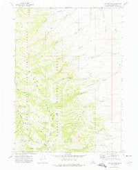 Hartley Peak Idaho Historical topographic map, 1:24000 scale, 7.5 X 7.5 Minute, Year 1973