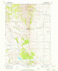 Hawkins Idaho Historical topographic map, 1:24000 scale, 7.5 X 7.5 Minute, Year 1968