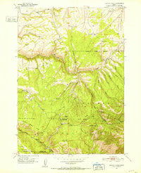 Hawley Gulch Idaho Historical topographic map, 1:24000 scale, 7.5 X 7.5 Minute, Year 1951