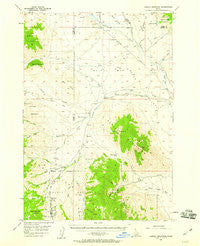Hawley Mountain Idaho Historical topographic map, 1:62500 scale, 15 X 15 Minute, Year 1957