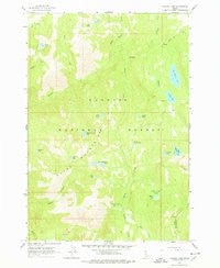 Hazard Lake Idaho Historical topographic map, 1:24000 scale, 7.5 X 7.5 Minute, Year 1963