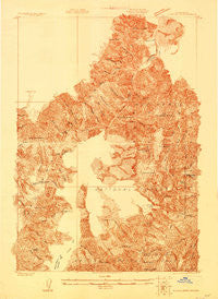 He Devil Idaho Historical topographic map, 1:48000 scale, 15 X 15 Minute, Year 1922