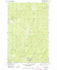 Headquarters Idaho Historical topographic map, 1:24000 scale, 7.5 X 7.5 Minute, Year 1981