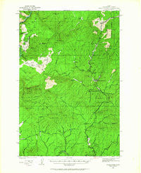 Headquarters Idaho Historical topographic map, 1:62500 scale, 15 X 15 Minute, Year 1938