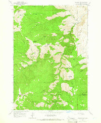 Heavens Gate Idaho Historical topographic map, 1:24000 scale, 7.5 X 7.5 Minute, Year 1964