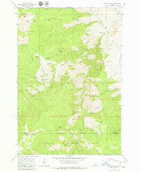Heavens Gate Idaho Historical topographic map, 1:24000 scale, 7.5 X 7.5 Minute, Year 1964