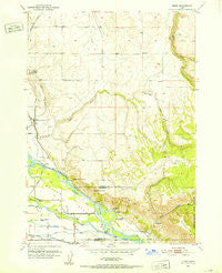 Heise Idaho Historical topographic map, 1:24000 scale, 7.5 X 7.5 Minute, Year 1951