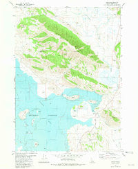 Henry Idaho Historical topographic map, 1:24000 scale, 7.5 X 7.5 Minute, Year 1981