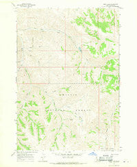 Herd Lake Idaho Historical topographic map, 1:24000 scale, 7.5 X 7.5 Minute, Year 1967