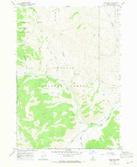 Herd Peak Idaho Historical topographic map, 1:24000 scale, 7.5 X 7.5 Minute, Year 1967