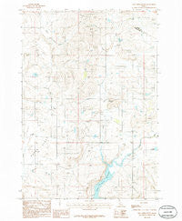 Hog Creek Butte Idaho Historical topographic map, 1:24000 scale, 7.5 X 7.5 Minute, Year 1986