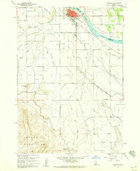 Homedale Idaho Historical topographic map, 1:24000 scale, 7.5 X 7.5 Minute, Year 1958