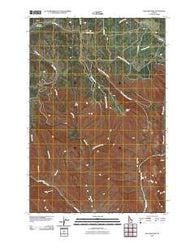 Hoover Point Idaho Historical topographic map, 1:24000 scale, 7.5 X 7.5 Minute, Year 2010